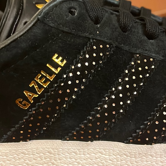 Adidas Gazelle Shoes Sneakers new black gold BY9364 Women’s Sizes - Picture 9 of 13